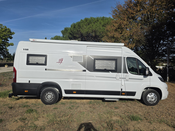 Rapido V68 2023 occasion – Lits jumeaux – 26 100 km