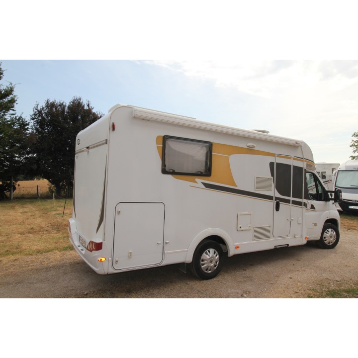 Carado T339 occasion avec clim cellule store TV satellite garanti 12 mois