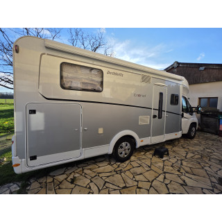 Camping-car profilé occasion Dethleffs Trend T7057EBL Garantie 1 an TV Sat Store