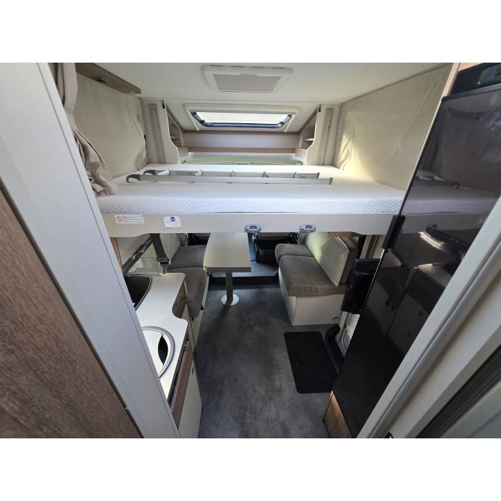Camping-car profilé occasion Dethleffs Trend T7057EBL Garantie 1 an TV Sat Store