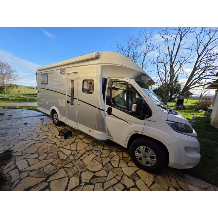 Camping-car profilé occasion Dethleffs Trend T7057EBL Garantie 1 an TV Sat Store
